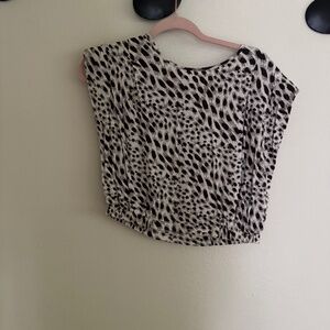 Leopard Crop top